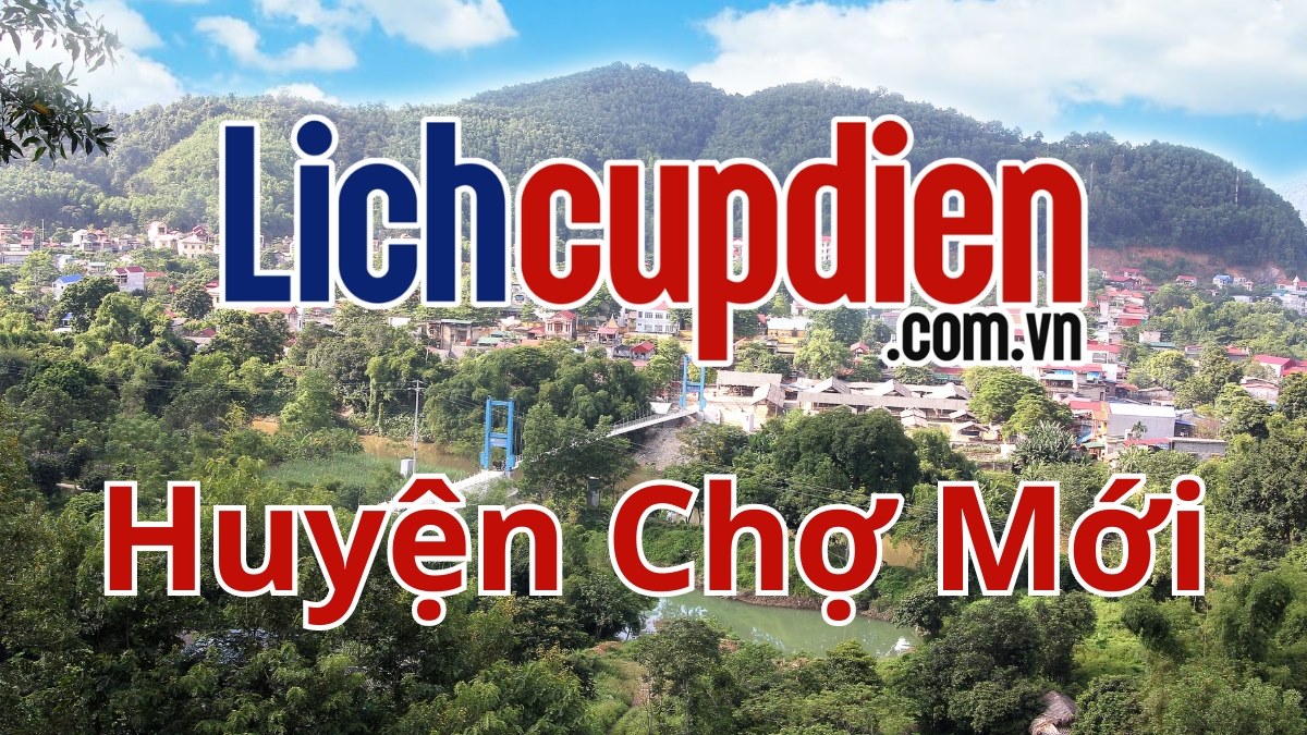 Lịch cúp điện huyện Chợ Mới