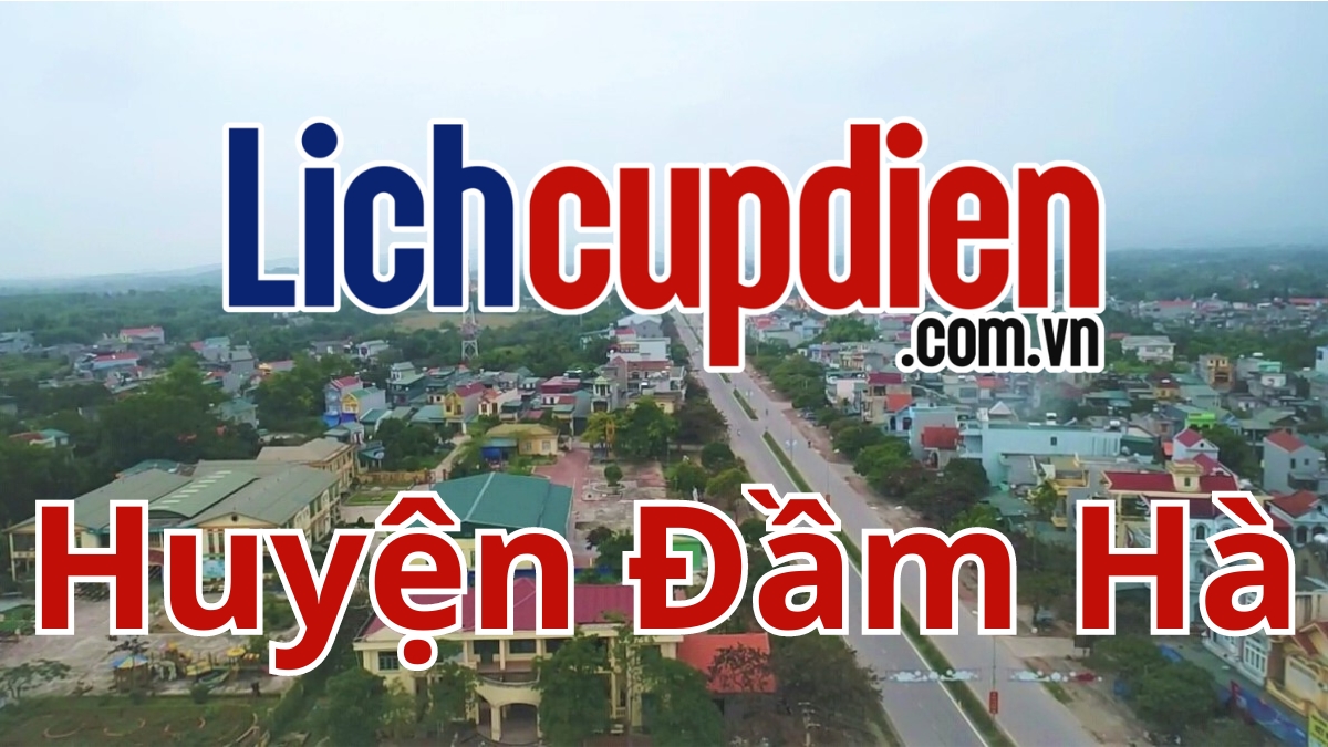 lịch cúp điện huyện Đàm Hà