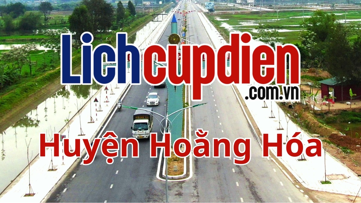 Lịch cúp điện huyện Hoằng Hóa