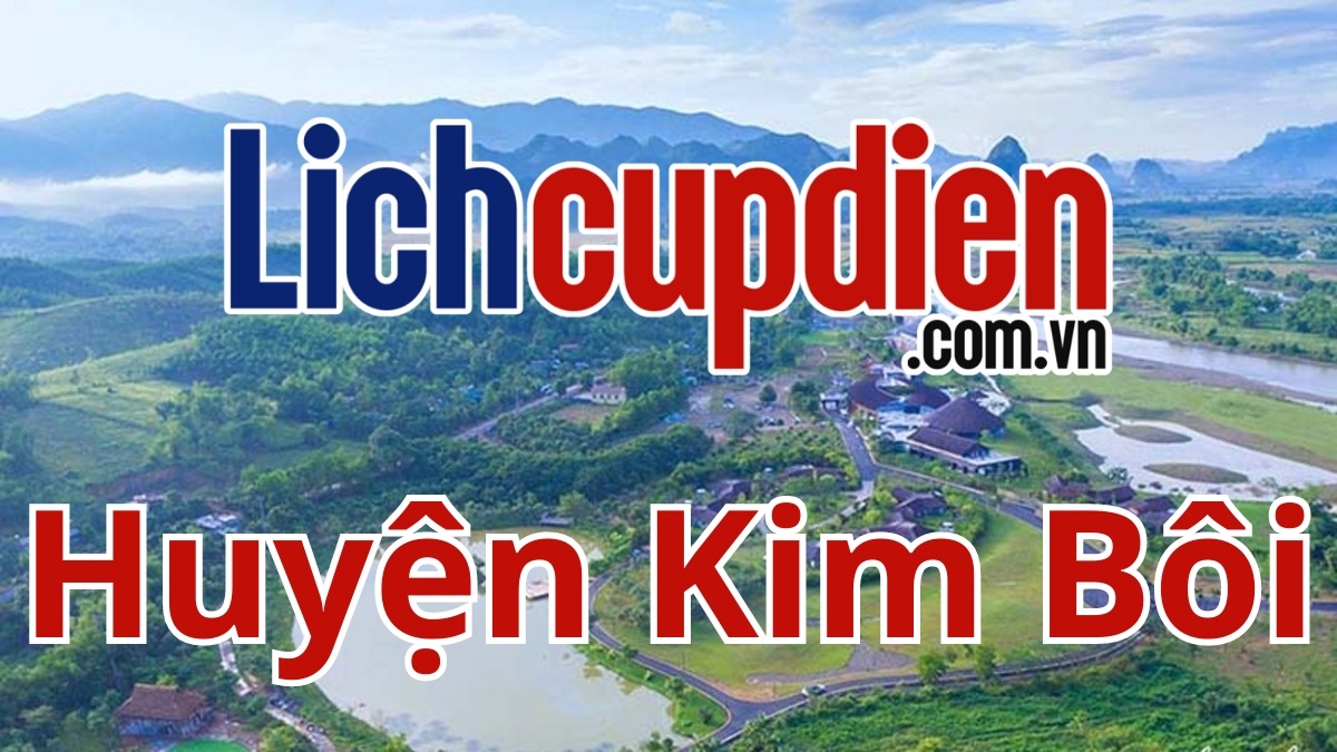 Lịch cúp điện huyện Kim Bôi