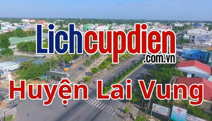 Lịch cúp điện huyện Lai Vung