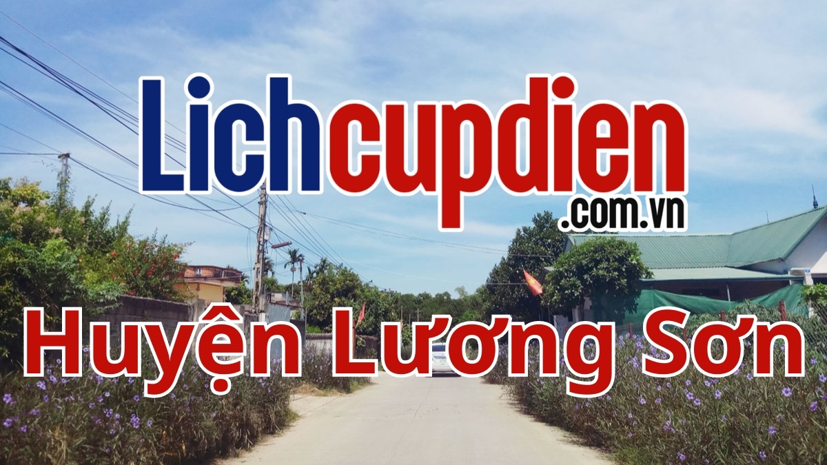Lịch cúp điện huyện Lương Sơn