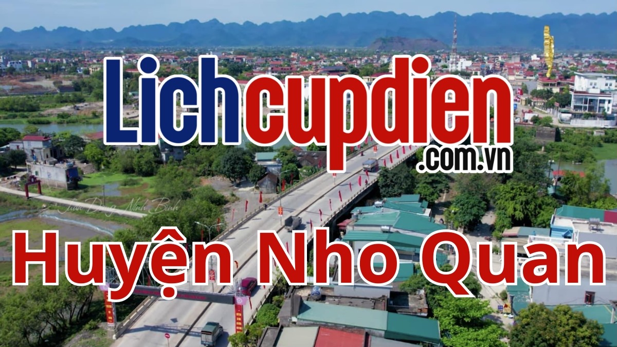 Lịch cúp điện huyện Nho Quan