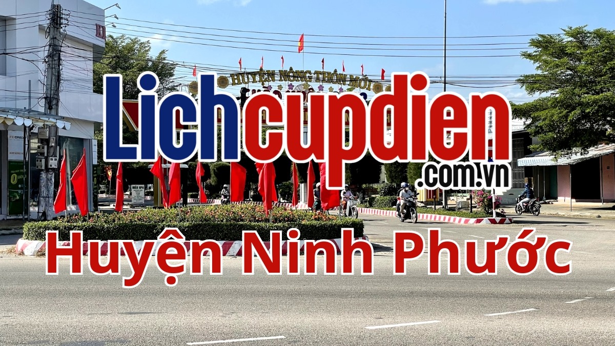 Lịch cúp điện Huyện Ninh Phước