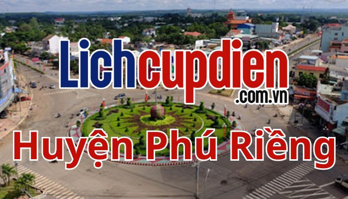 lịch cúp điện huyện phú riềng