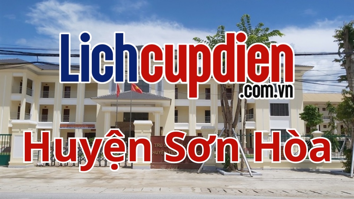 lịch cúp điện huyện sơn hòa