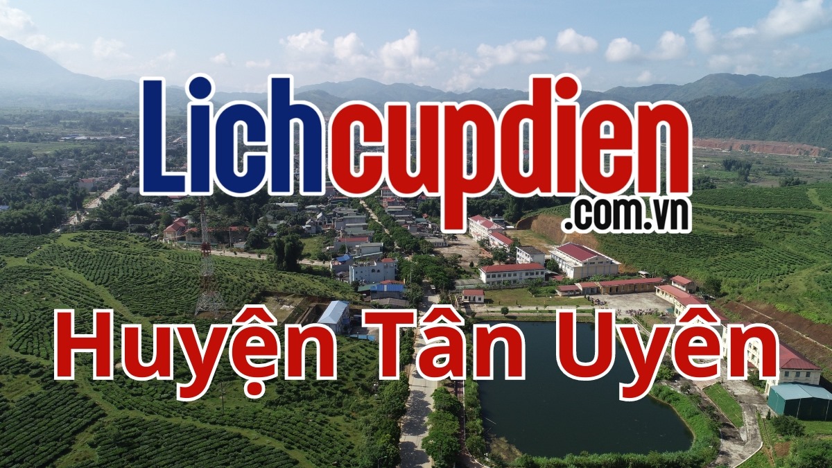 Lịch cúp điện huyện Tân Uyên