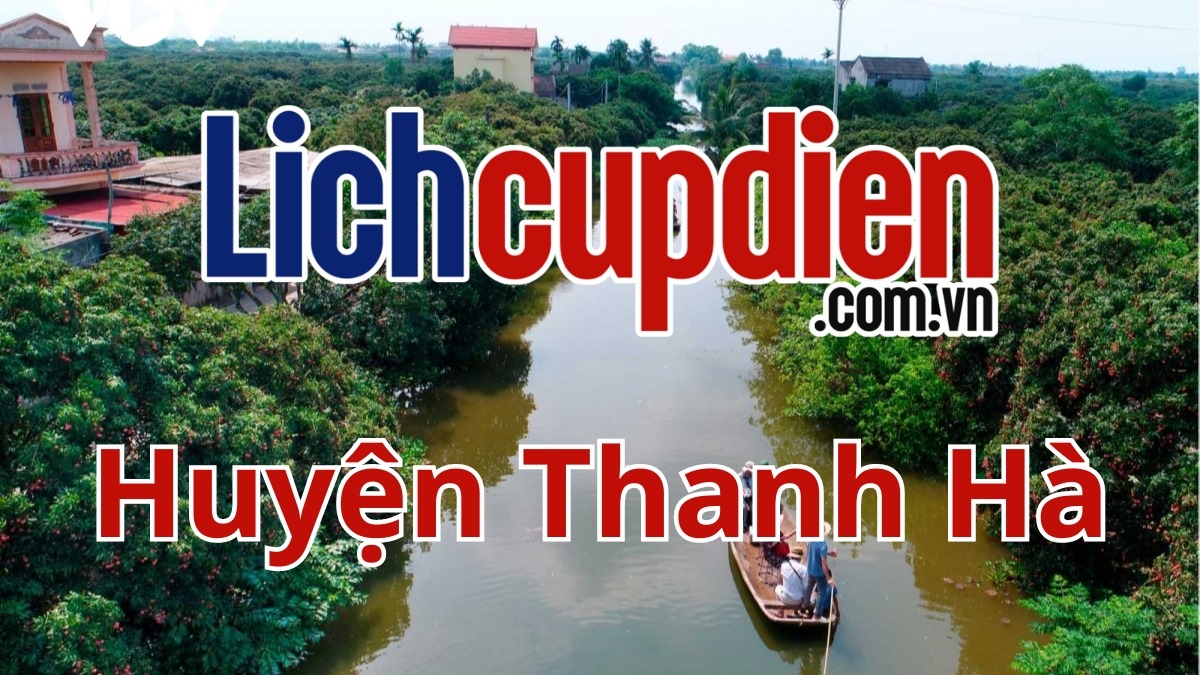 Lịch cúp điện huyện Thanh Hà