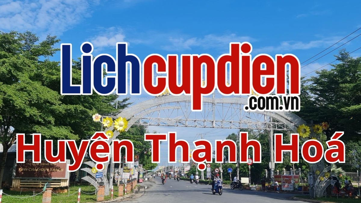Lịch cúp điện huyện Thạnh Hóa