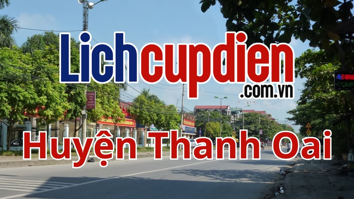 Lịch cúp điện Huyện Thanh Oai