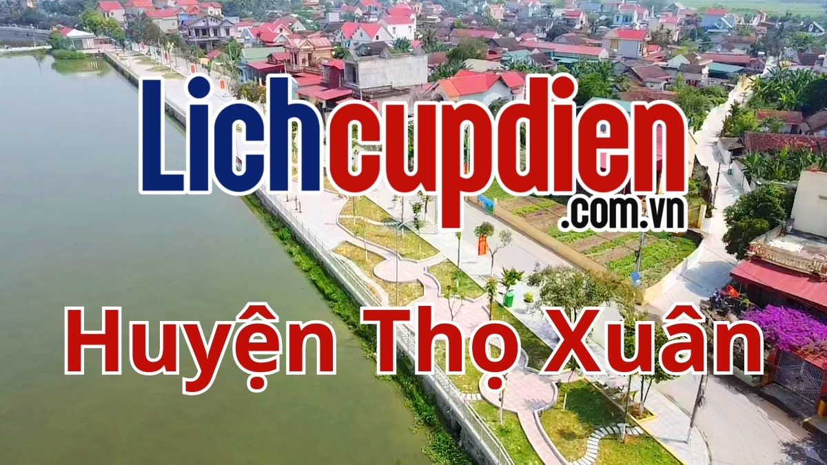 Lịch cúp điện huyện Thọ Xuân