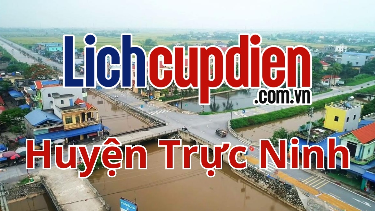 Lịch cúp điện huyện Trực Ninh