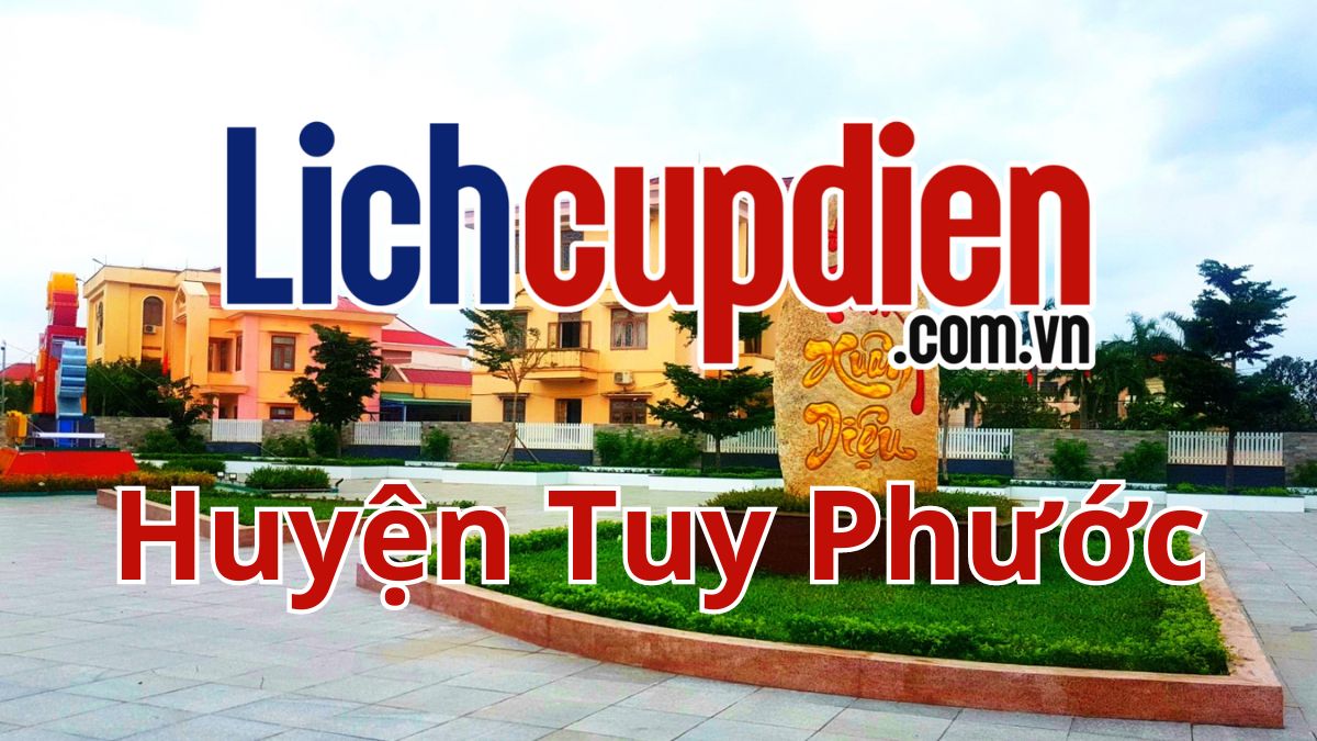 Lịch cúp điện huyện Tuy Phước