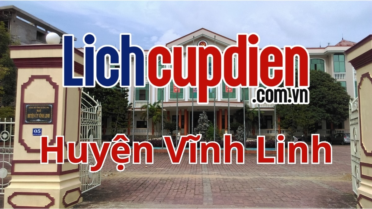 Lịch cúp điện huyện Vĩnh Linh