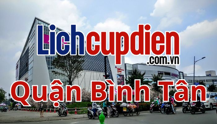 lịch cúp điện quận Bình Tân