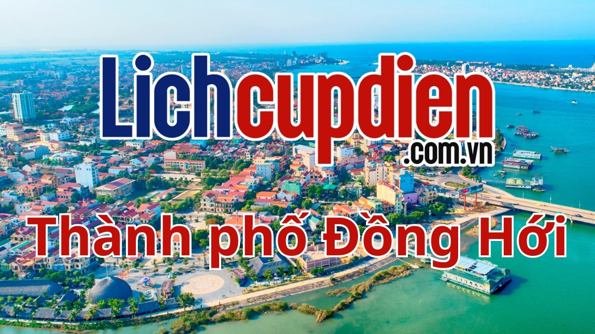 lịch cúp điện thành phố đồng hới