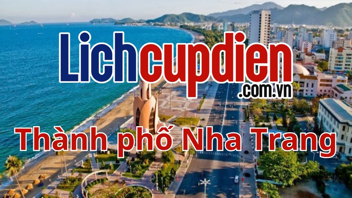 Lịch cúp điện thành phố Nha Trang