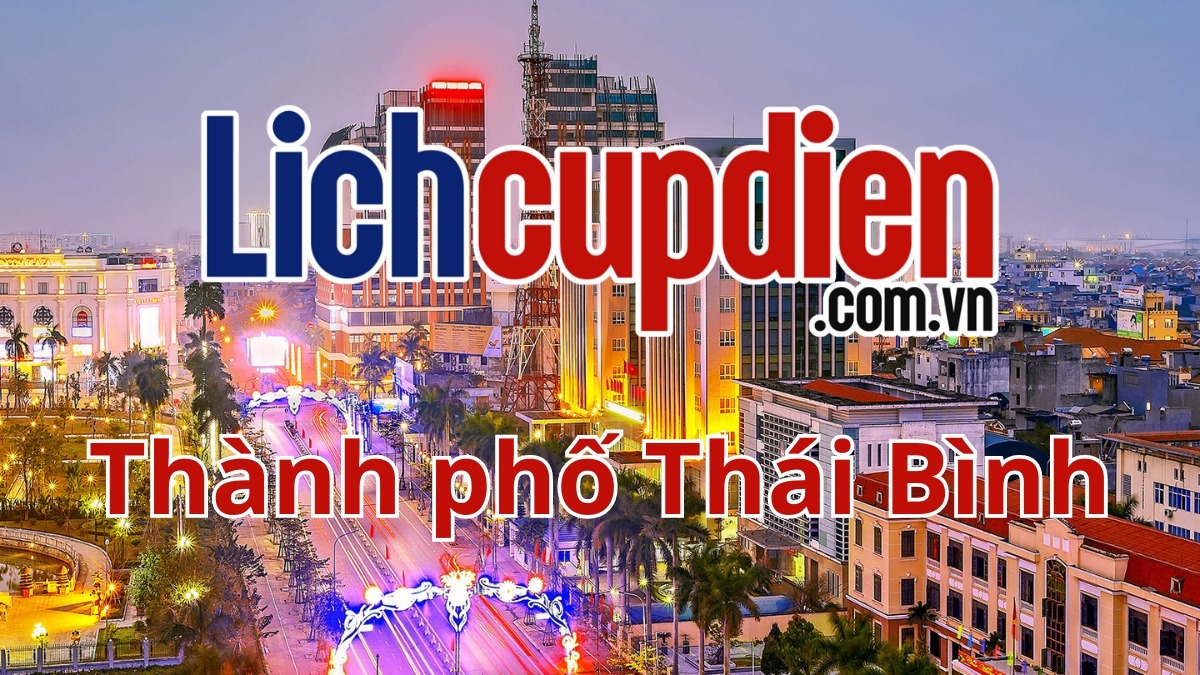 lịch cúp điện thành phố Thái Bình