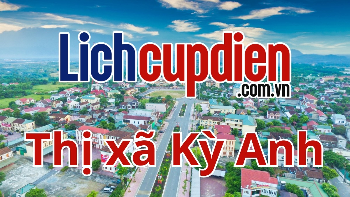 Lịch cúp điện thị xã Kỳ Anh